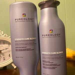 Pureology Strength Cure Blonde Shampoo and Conditioner Duo,9fl oz each.